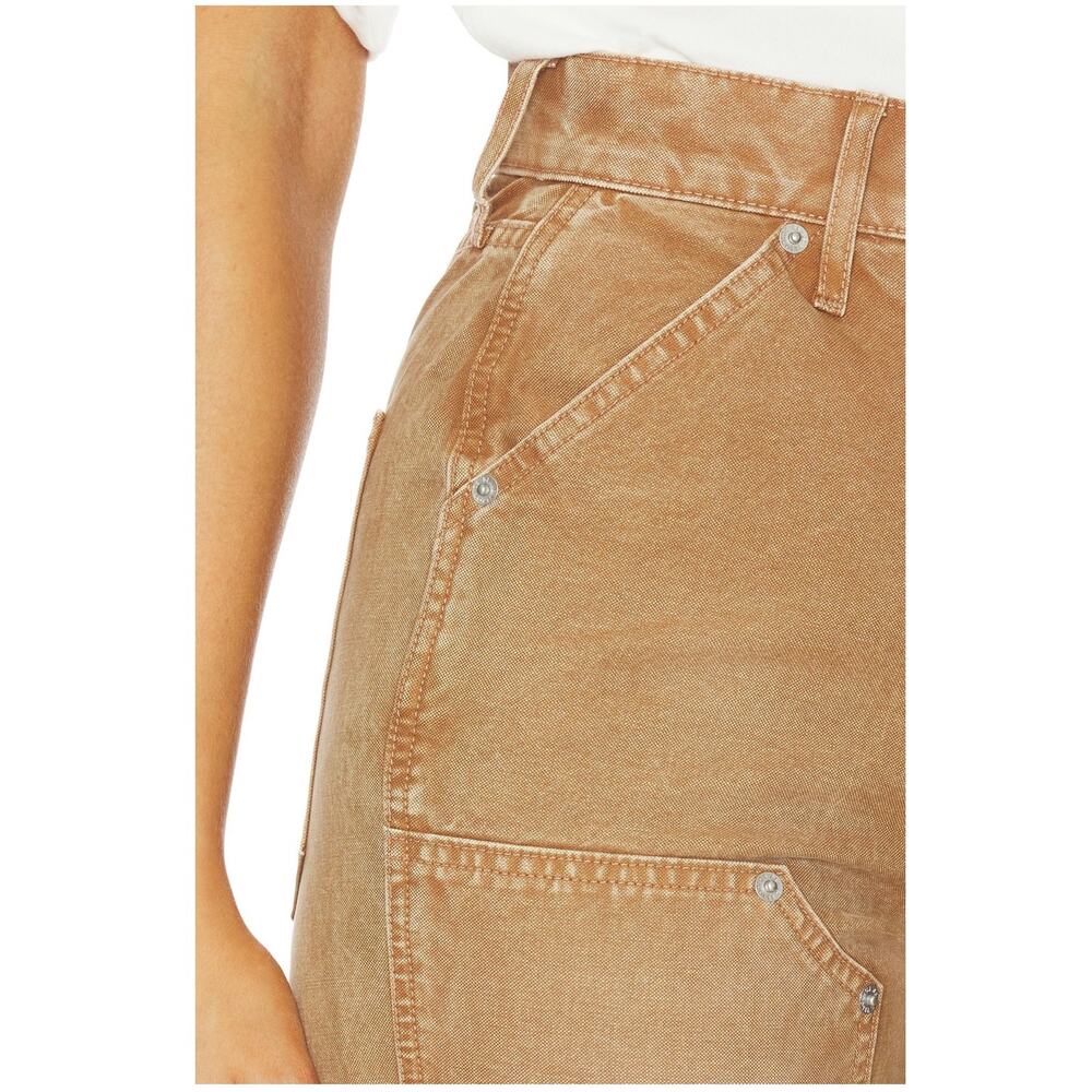 NEW Veronica Beard Dylan High Rise Straight Leg Pebble Sand Khaki Size 24 - Picture 5 of 9